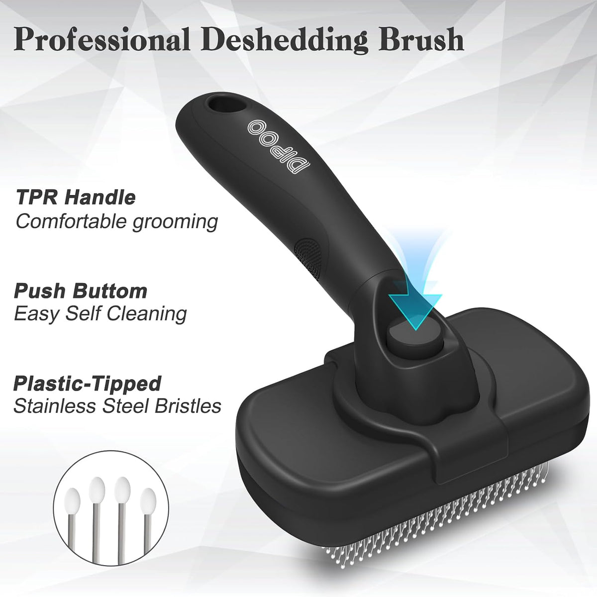 Self-Cleaning Shedding Brush for Dogs & Cats