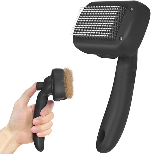 Self-Cleaning Shedding Brush for Dogs & Cats