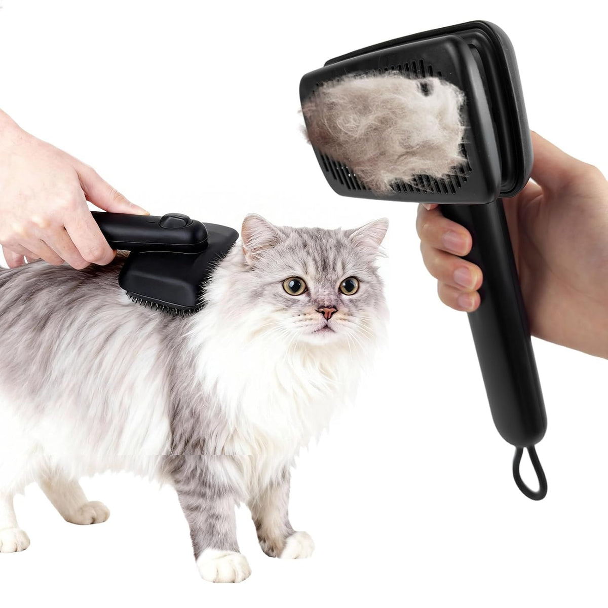Self-Cleaning Deshedding Brush for Dogs & Cats