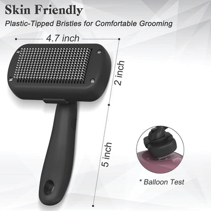 Self-Cleaning Shedding Brush for Dogs & Cats